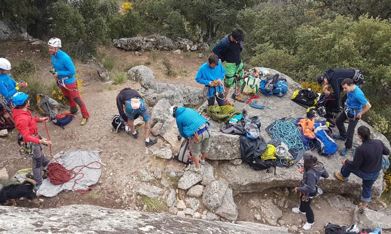 Cursos escalada en roca Sierra de Béjar