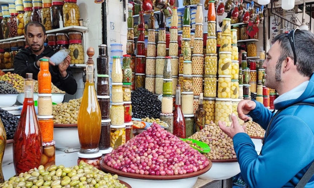 Compras en el mercado marrakche web