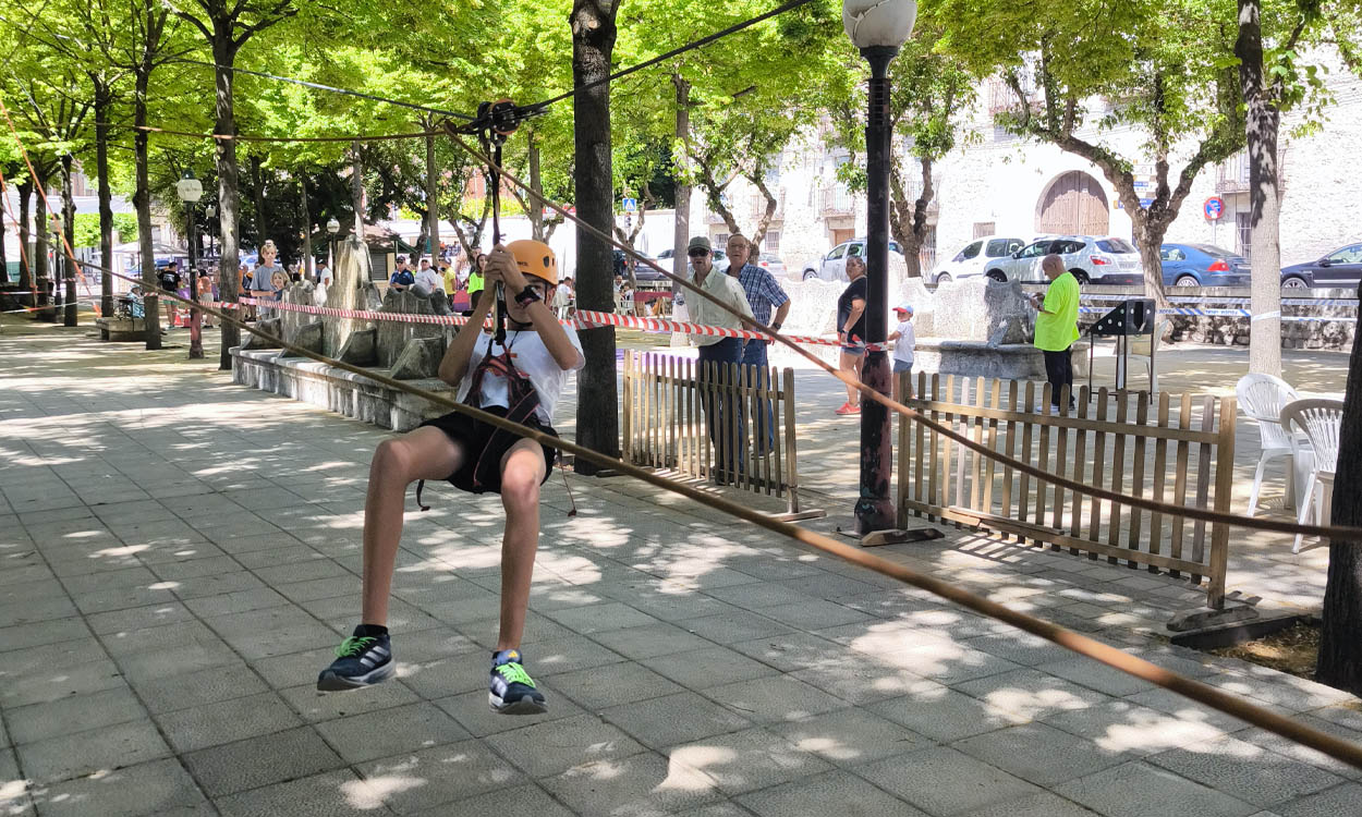 tirolina montaje actividades de aventura eventos